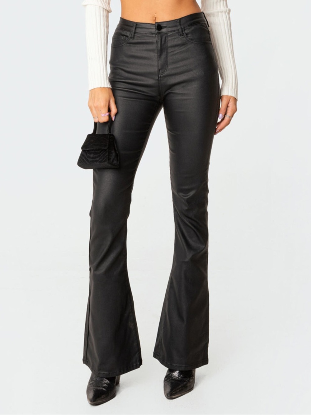 Edikted Luna Faux Flare Jeans